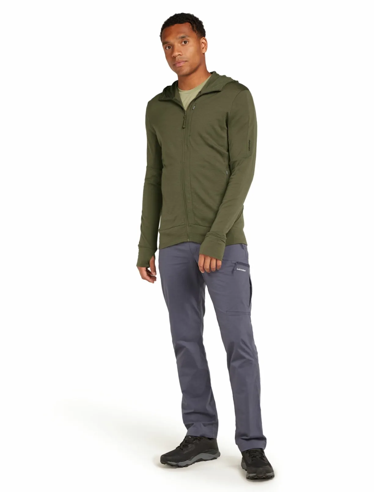mmtsklep Polary I Bluzy-Bluza Icebreaker Merino 260 Quantum Long Sleeve Zip Hoodie Jacket Men