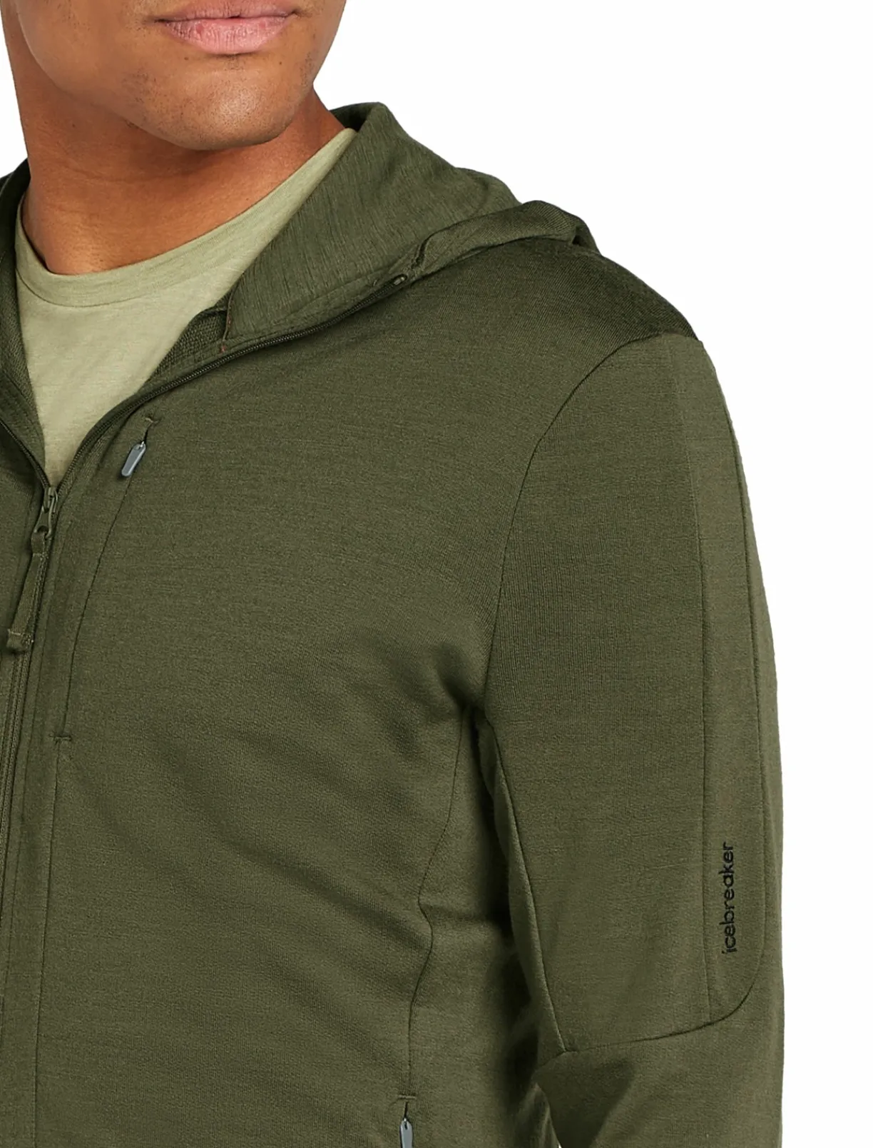 mmtsklep Polary I Bluzy-Bluza Icebreaker Merino 260 Quantum Long Sleeve Zip Hoodie Jacket Men