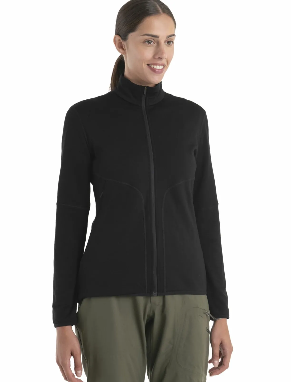 mmtsklep Polary I Bluzy-Bluza Icebreaker Merino 560 RealFleece Elemental Longsleeve Zip Women