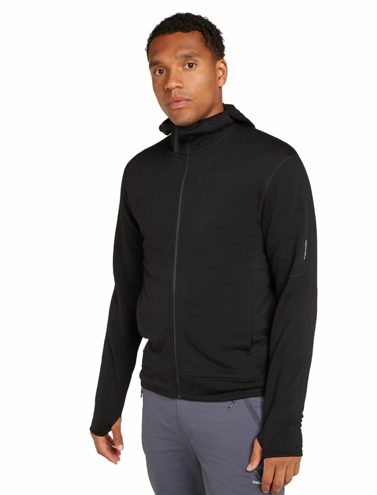 mmtsklep Polary I Bluzy-Bluza Icebreaker Merino 360 RealFleece™ Elemental LS Zip Hoodie Men