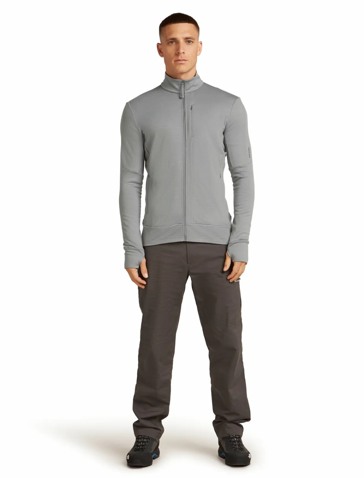 mmtsklep Polary I Bluzy-Bluza Icebreaker Merino 260 Quantum Long Sleeve Zip Jacket Men