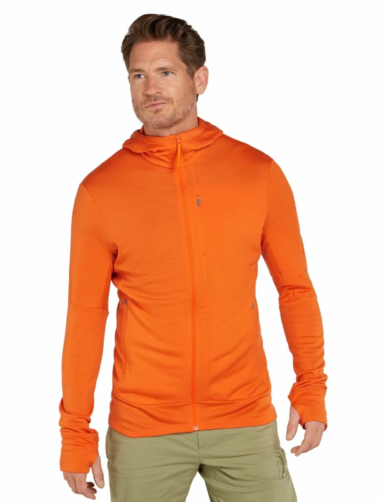mmtsklep Polary I Bluzy-Bluza Icebreaker Merino 260 Quantum Long Sleeve Zip Hoodie Jacket Men