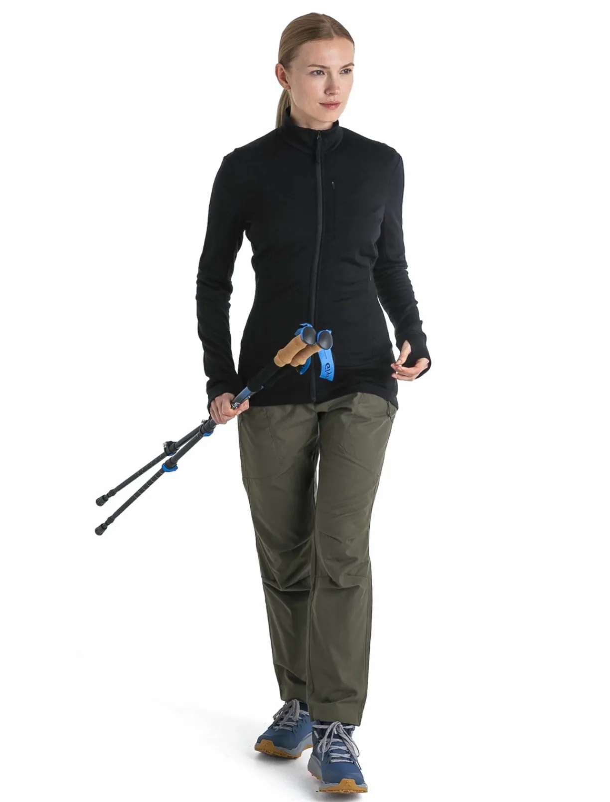 mmtsklep Polary I Bluzy-Bluza Icebreaker Merino 260 Quantum Longsleeve Zip Jacket Women