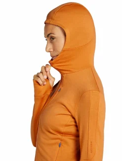 mmtsklep Polary I Bluzy-Bluza Icebreaker Merino 260 Quantum Long Sleeve Zip Hoodie Jacket Women