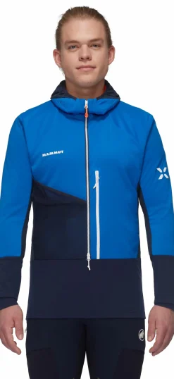 mmtsklep Kurtki I Kamizelki-Bluza Mammut Eiger Speed ML Hybrid Half Zip Hoodie Men