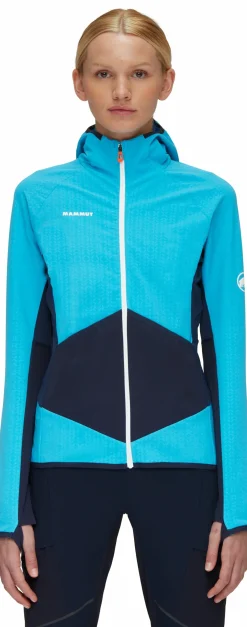 mmtsklep Polary I Bluzy-Bluza Mammut Eiger Speed ML Hybrid Hooded Jacket Women