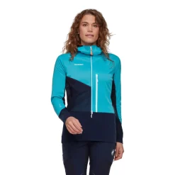 mmtsklep Kurtki I Kamizelki-Bluza Mammut Eiger Speed ML Hybrid Half Zip Hoodie Women