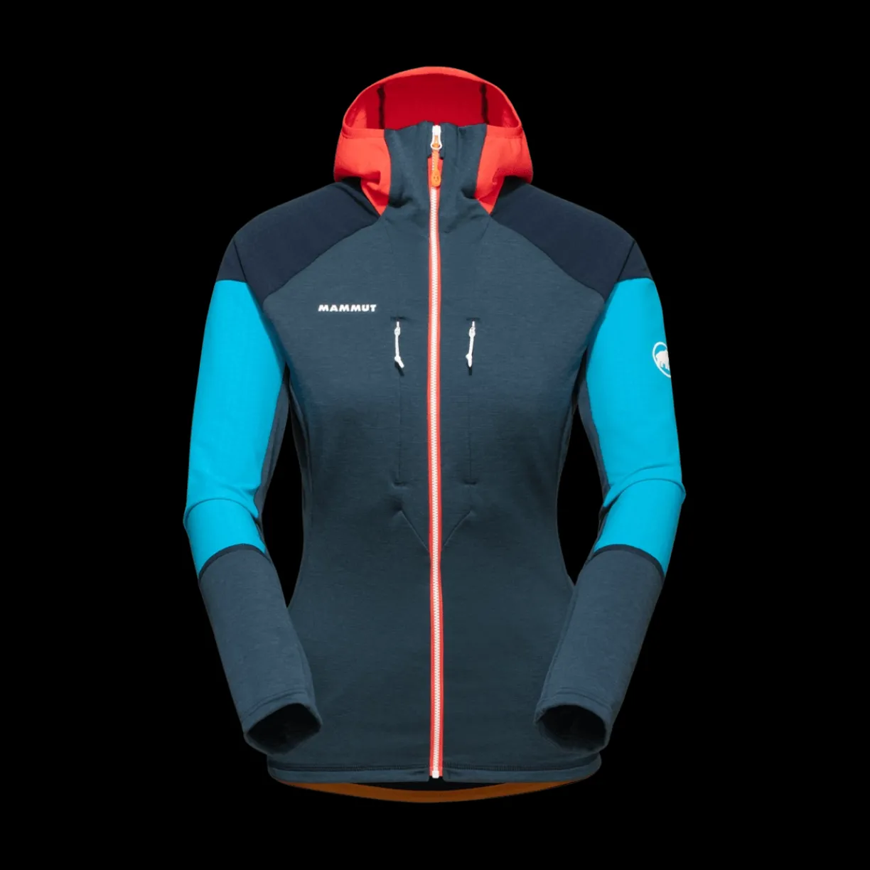 mmtsklep Polary I Bluzy-Bluza Mammut Eiswand Advanced ML Hooded Jacket Women