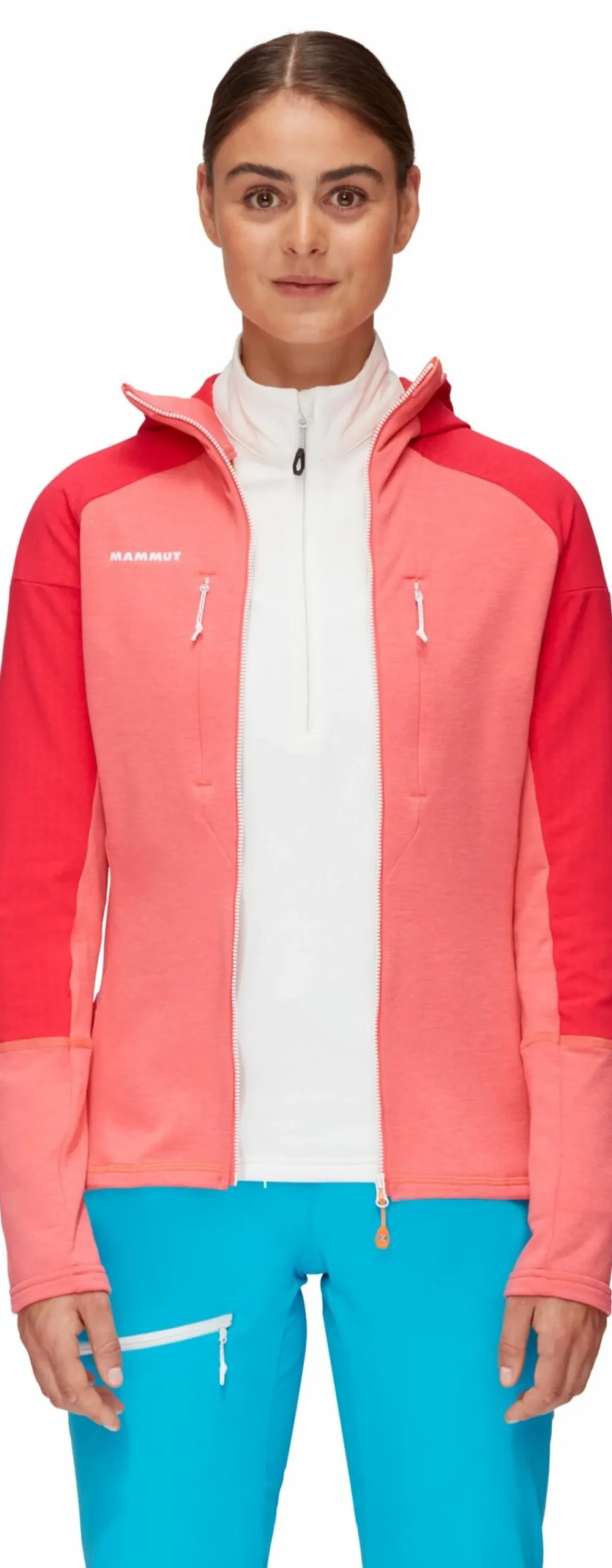 mmtsklep Polary I Bluzy-Bluza Mammut Eiswand Advanced ML Hooded Jacket Women