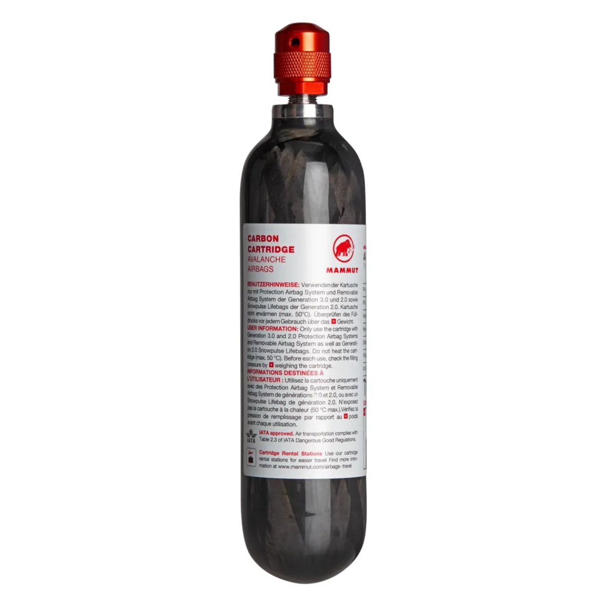 mmtsklep Plecaki Lawinowe|Plecaki I Torby-Butla do systemu lawinowego Mammut Carbon Cartridge 300 bar Non-Refillable