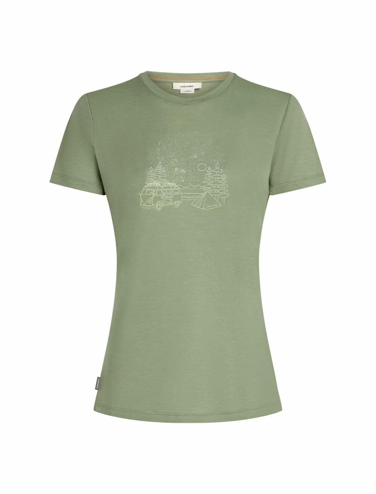 mmtsklep Koszulki I Koszule-Koszulka Damska Icebreaker Merino Tech Lite III SS Tee Van Camp