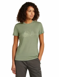 mmtsklep Koszulki I Koszule-Koszulka Damska Icebreaker Merino Tech Lite III SS Tee Van Camp