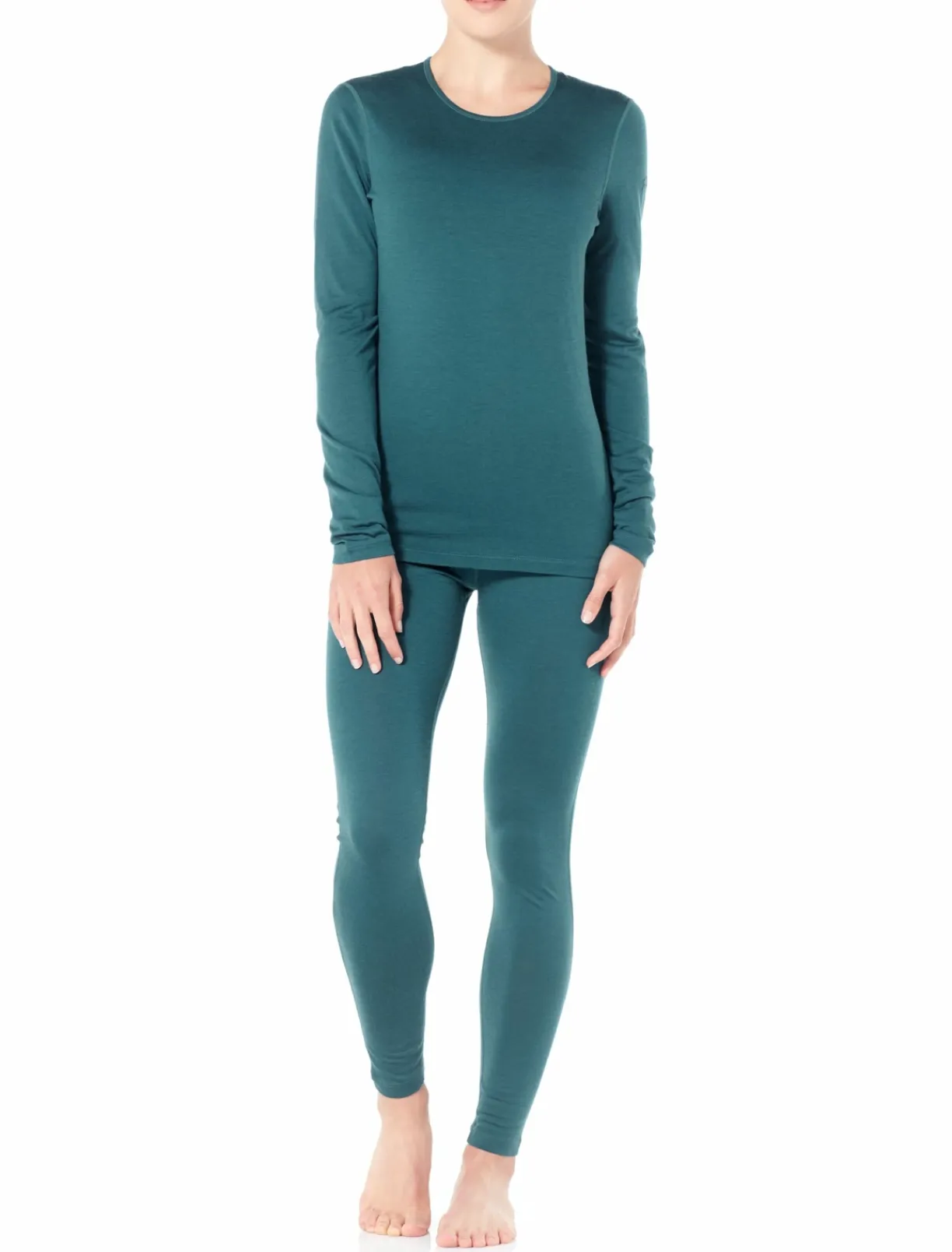 mmtsklep Koszulki I Koszule|Bielizna Termoaktywna-Koszulka Icebreaker Merino 200 Oasis Longsleeve Crew Thermal Top Women