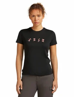 mmtsklep Koszulki I Koszule|Koszulki I Koszule-Koszulka Icebreaker Merino 150 Tech Lite Short Sleeve Snow Day Women