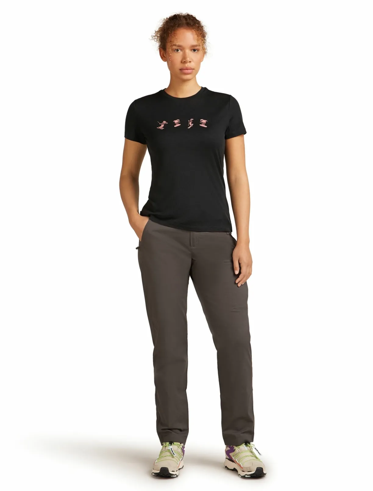 mmtsklep Koszulki I Koszule|Koszulki I Koszule-Koszulka Icebreaker Merino 150 Tech Lite Short Sleeve Snow Day Women