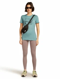 mmtsklep Koszulki I Koszule-Koszulka Icebreaker Merino Tech Lite SS Tee Lake View Women