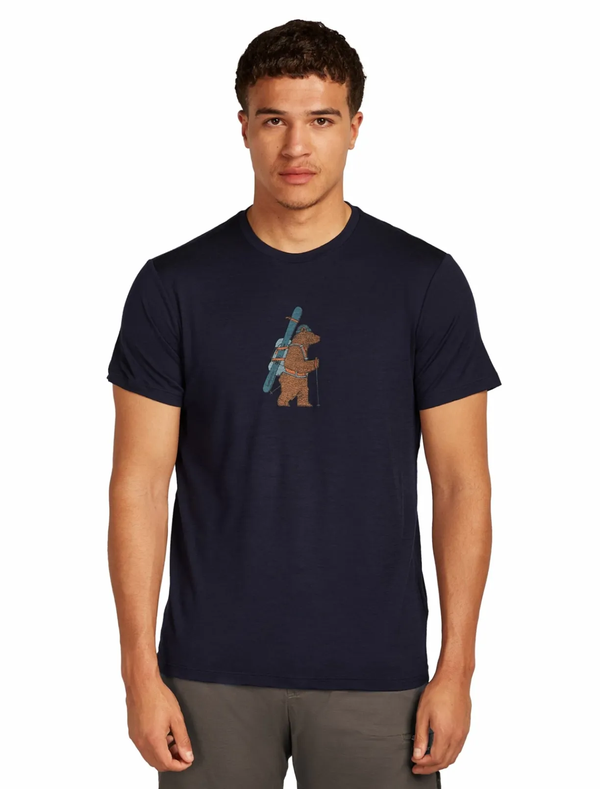 mmtsklep Koszulki I Koszule-Koszulka Icebreaker Merino Tech Lite SS Tee Bear Tour Men