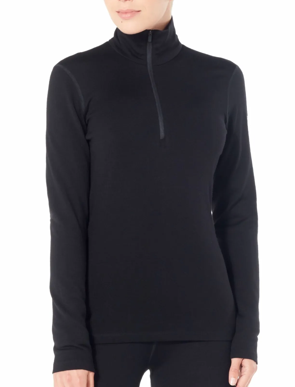 mmtsklep Koszulki I Koszule|Bielizna Termoaktywna-Koszulka Icebreaker Merino 260 Tech Longsleeve Half Zip Thermal Top Women