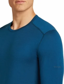 mmtsklep Koszulki I Koszule|Bielizna Termoaktywna-Koszulka Icebreaker Merino 200 Oasis Longsleeve Crew Thermal Top Men