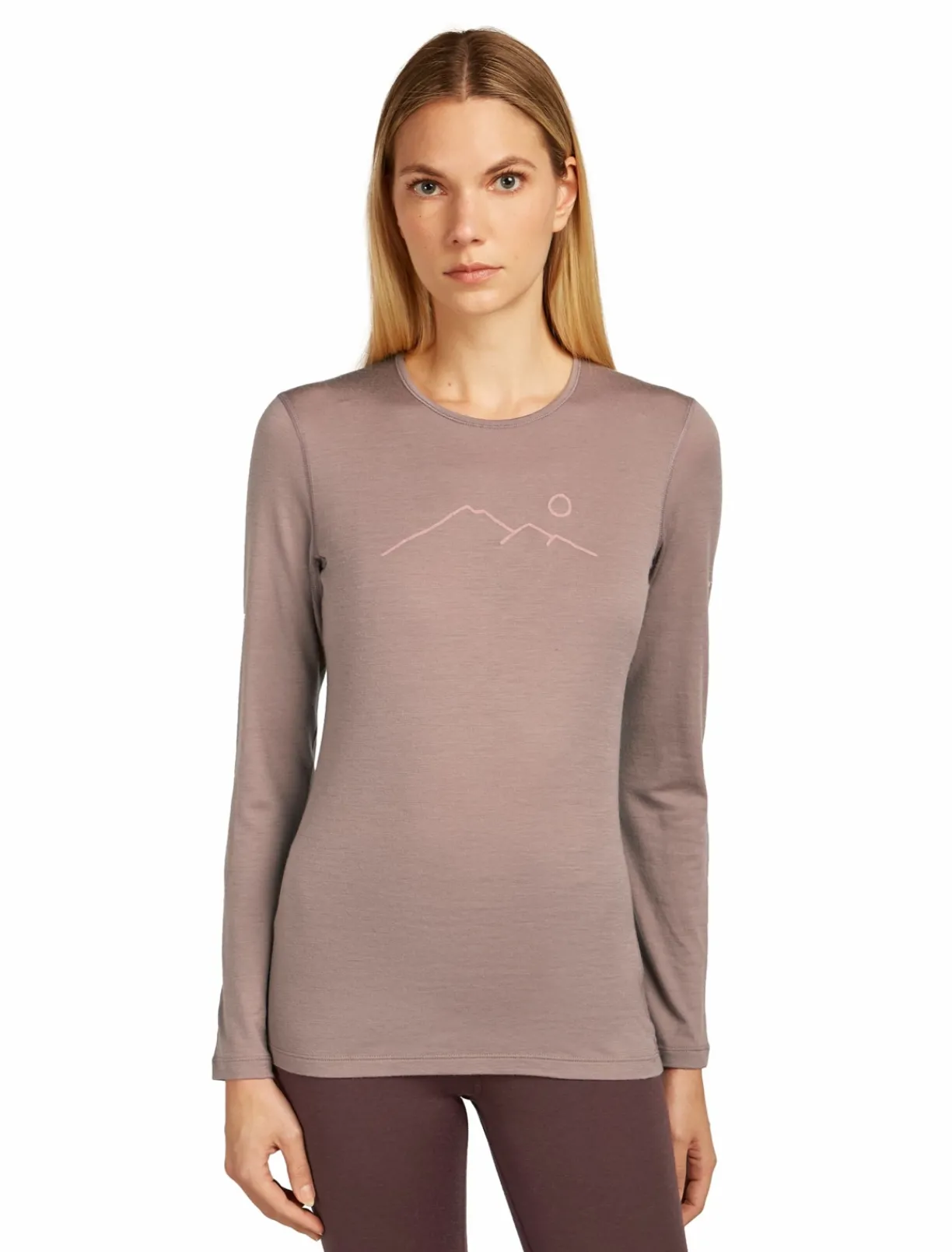mmtsklep Koszulki I Koszule|Bielizna Termoaktywna-Koszulka Icebreaker Merino 200 Oasis LS Crewe Rainer Ridge Women