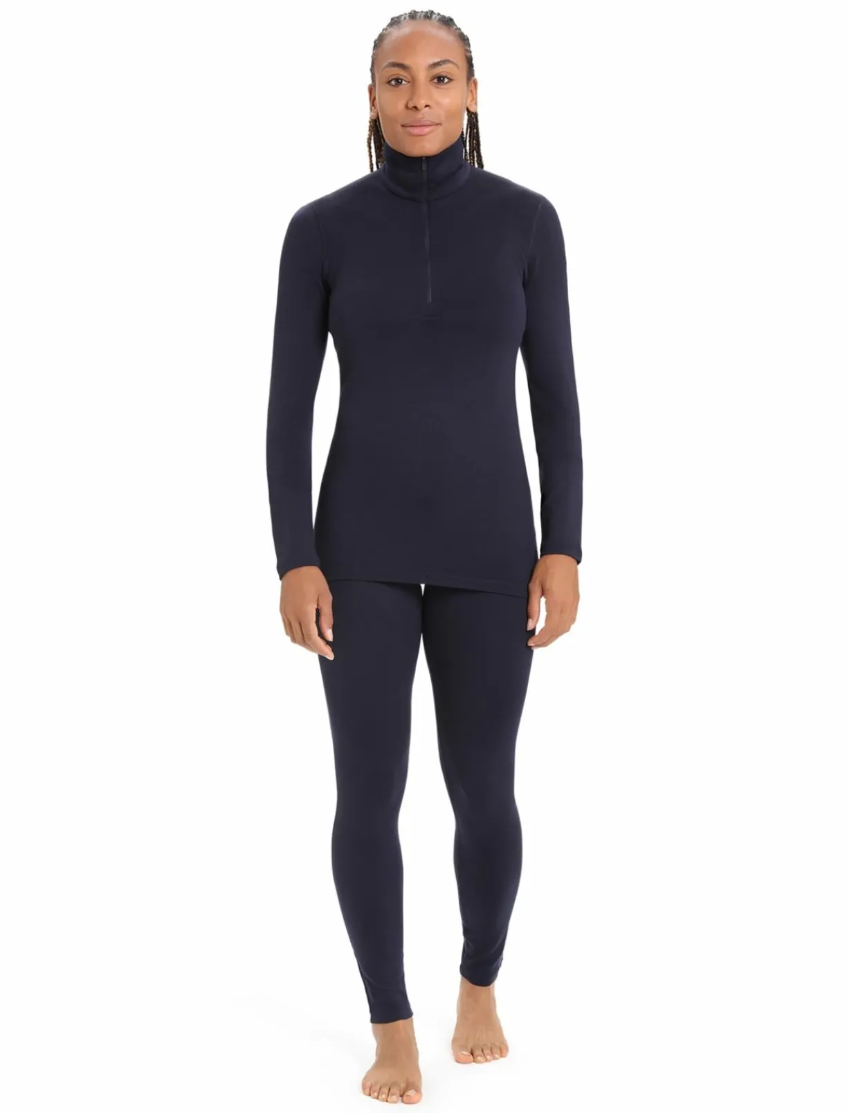 mmtsklep Koszulki I Koszule|Bielizna Termoaktywna-Koszulka Icebreaker Merino 260 Tech Longsleeve Half Zip Thermal Top Women
