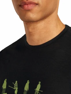 mmtsklep Koszulki I Koszule-Koszulka Icebreaker Merino Tech Lite SS Tee Snow Day Men