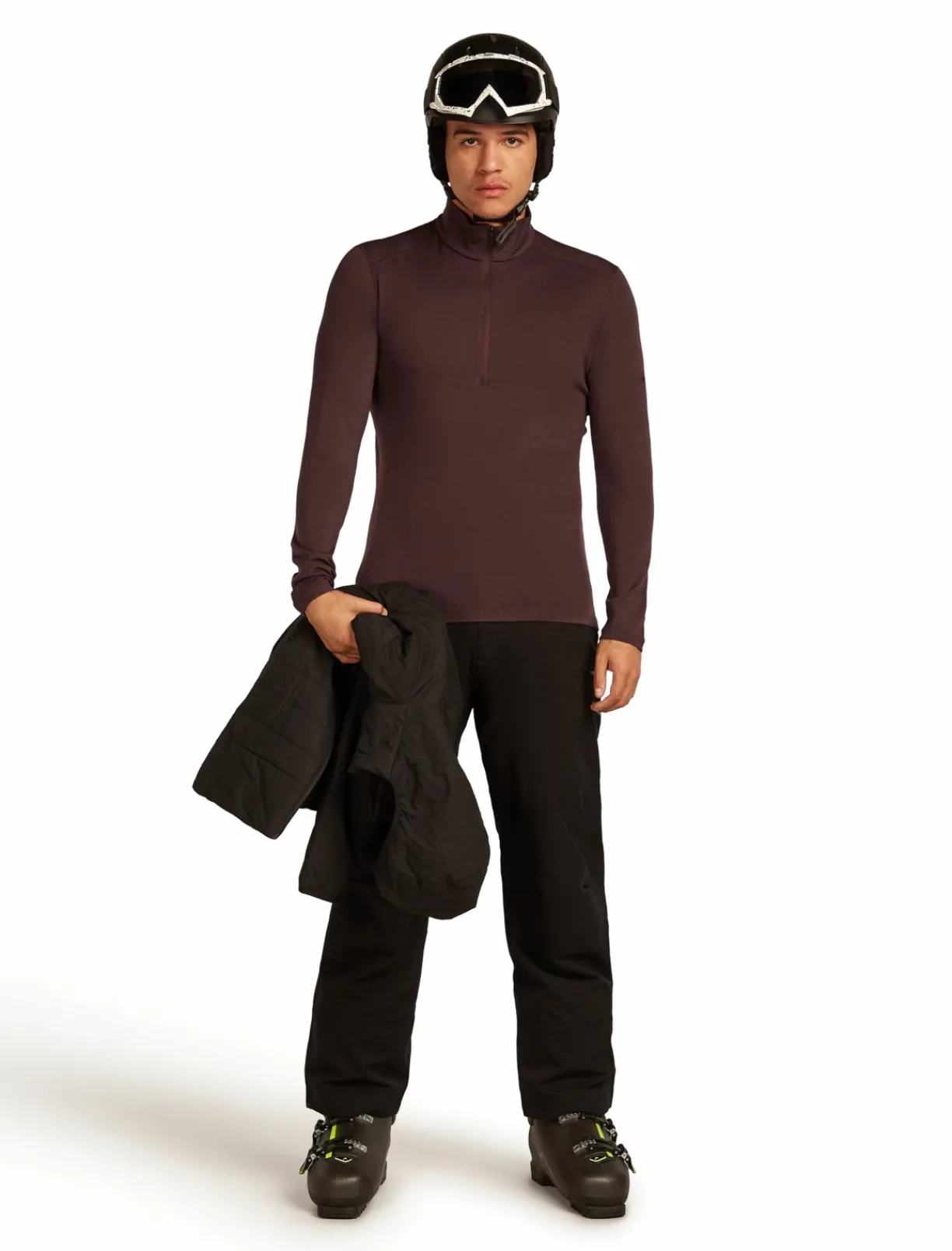 mmtsklep Koszulki I Koszule|Bielizna Termoaktywna-Koszulka Icebreaker Merino 260 Tech Longsleeve Half Zip Thermal Top Men