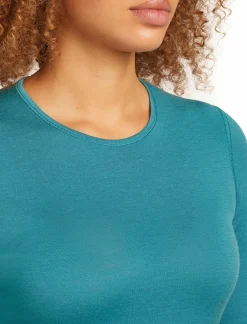 mmtsklep Koszulki I Koszule|Bielizna Termoaktywna-Koszulka Icebreaker Merino 200 Oasis Longsleeve Crew Thermal Top Women