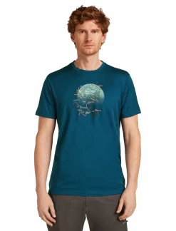 mmtsklep Koszulki I Koszule-Koszulka Icebreaker Merino Tech Lite SS Tee Ruapehu Round Men