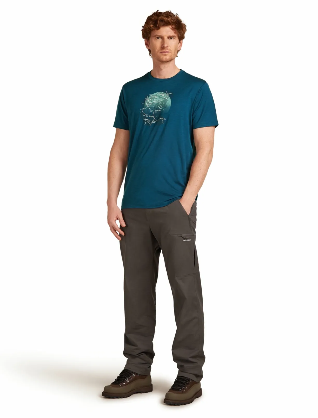mmtsklep Koszulki I Koszule-Koszulka Icebreaker Merino Tech Lite SS Tee Ruapehu Round Men