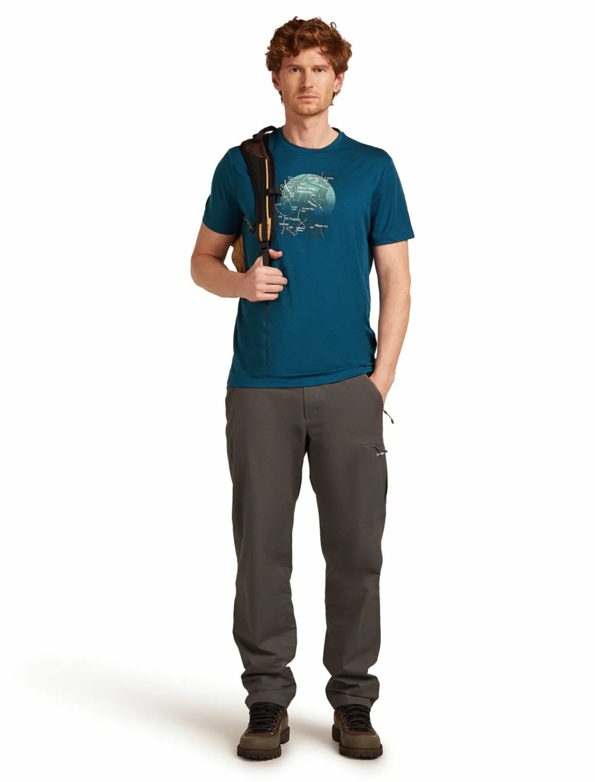 mmtsklep Koszulki I Koszule-Koszulka Icebreaker Merino Tech Lite SS Tee Ruapehu Round Men