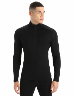 mmtsklep Koszulki I Koszule|Bielizna Termoaktywna-Koszulka Icebreaker Merino 260 Tech Longsleeve Half Zip Thermal Top Men