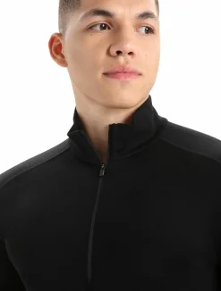 mmtsklep Koszulki I Koszule|Bielizna Termoaktywna-Koszulka Icebreaker Merino 260 Tech Longsleeve Half Zip Thermal Top Men