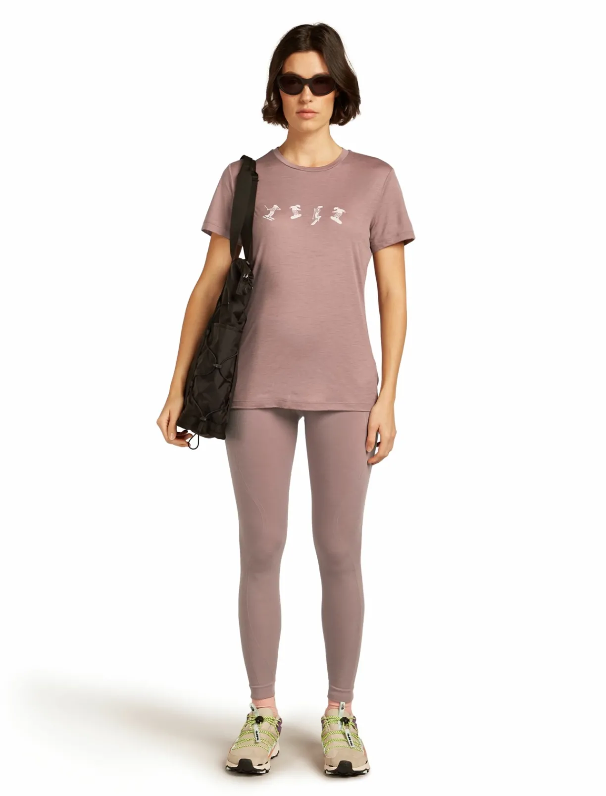 mmtsklep Koszulki I Koszule|Koszulki I Koszule-Koszulka Icebreaker Merino 150 Tech Lite Short Sleeve Snow Day Women