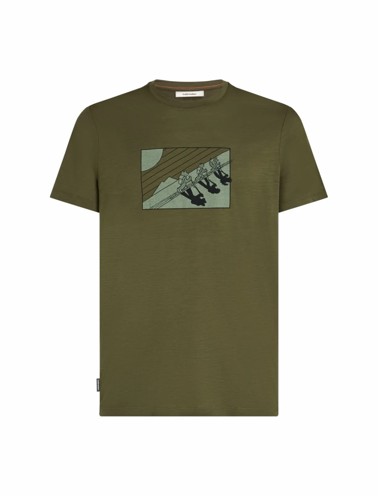 mmtsklep Koszulki I Koszule-Koszulka Icebreaker Merino Tech Lite SS Tee In The Wild Men
