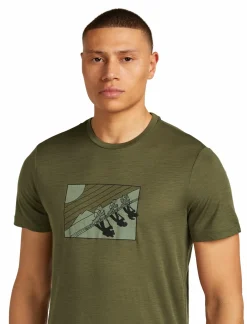 mmtsklep Koszulki I Koszule-Koszulka Icebreaker Merino Tech Lite SS Tee In The Wild Men
