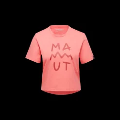 mmtsklep Koszulki I Koszule-Koszulka Mammut Massone T-Shirt Cropped Women Lettering