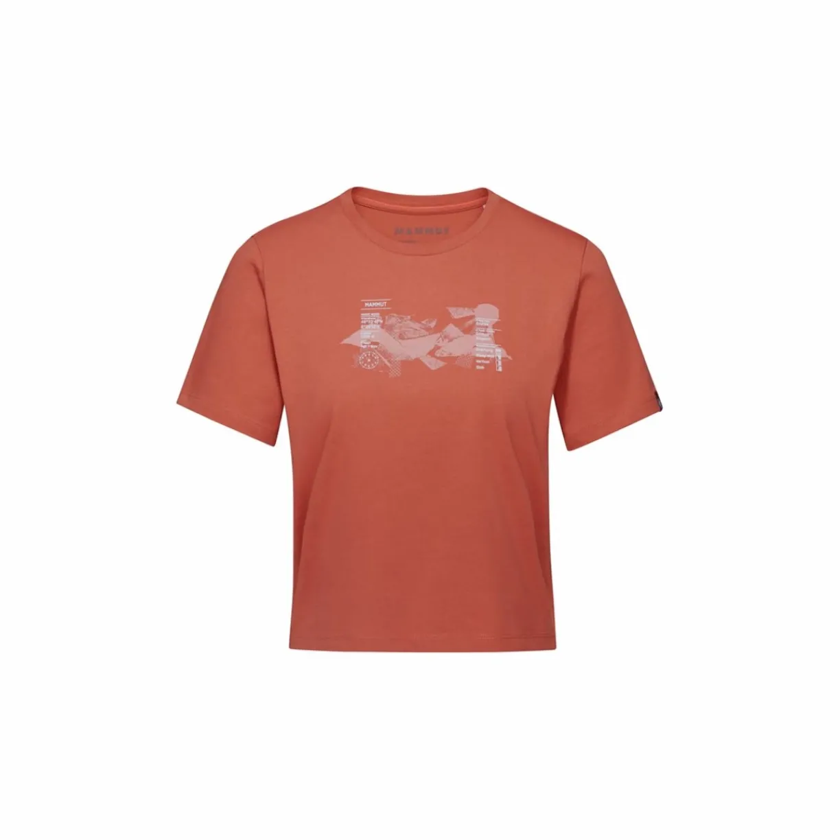 mmtsklep Koszulki I Koszule-Koszulka Mammut Massone T-Shirt Cropped Women Rocks