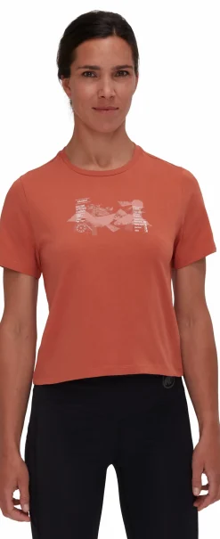 mmtsklep Koszulki I Koszule-Koszulka Mammut Massone T-Shirt Cropped Women Rocks