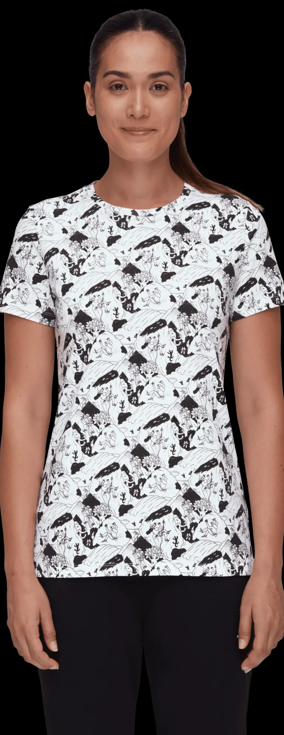 mmtsklep Koszulki I Koszule-Koszulka Mammut Massone T-Shirt Women Climbing Scene