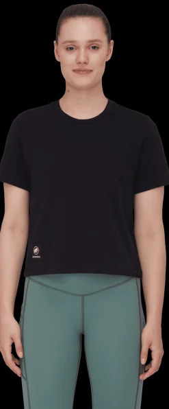 mmtsklep Koszulki I Koszule-Koszulka Mammut Massone T-Shirt Cropped Women Patch