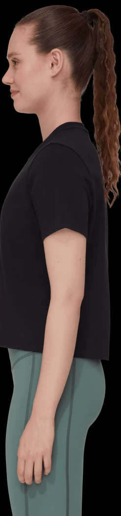 mmtsklep Koszulki I Koszule-Koszulka Mammut Massone T-Shirt Cropped Women Patch
