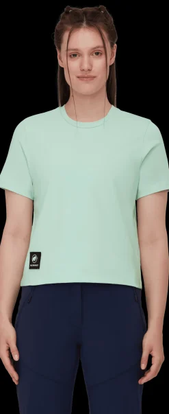 mmtsklep Koszulki I Koszule-Koszulka Mammut Massone T-Shirt Cropped Women Patch