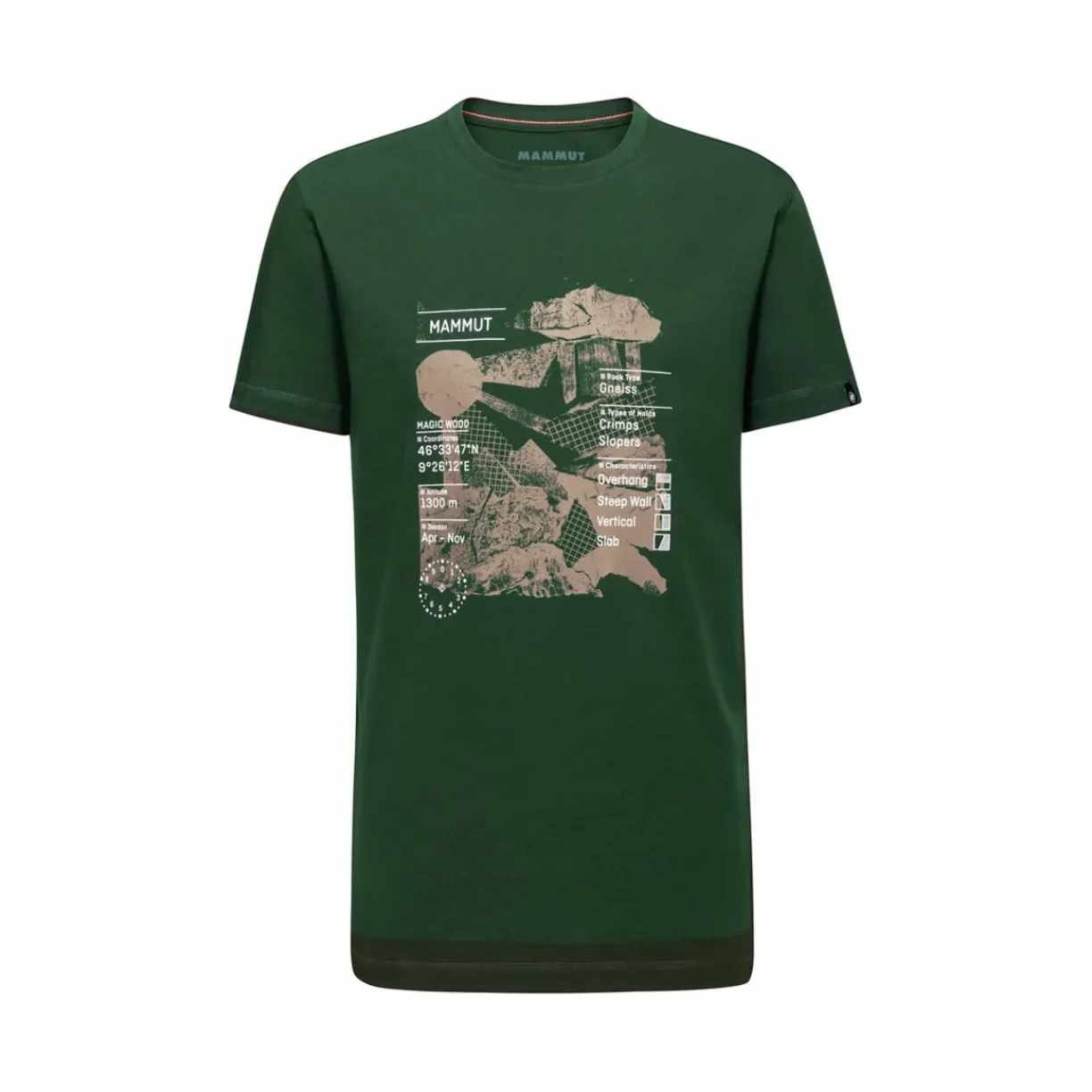 mmtsklep Koszulki I Koszule-Koszulka Mammut Massone T-Shirt Men Rocks