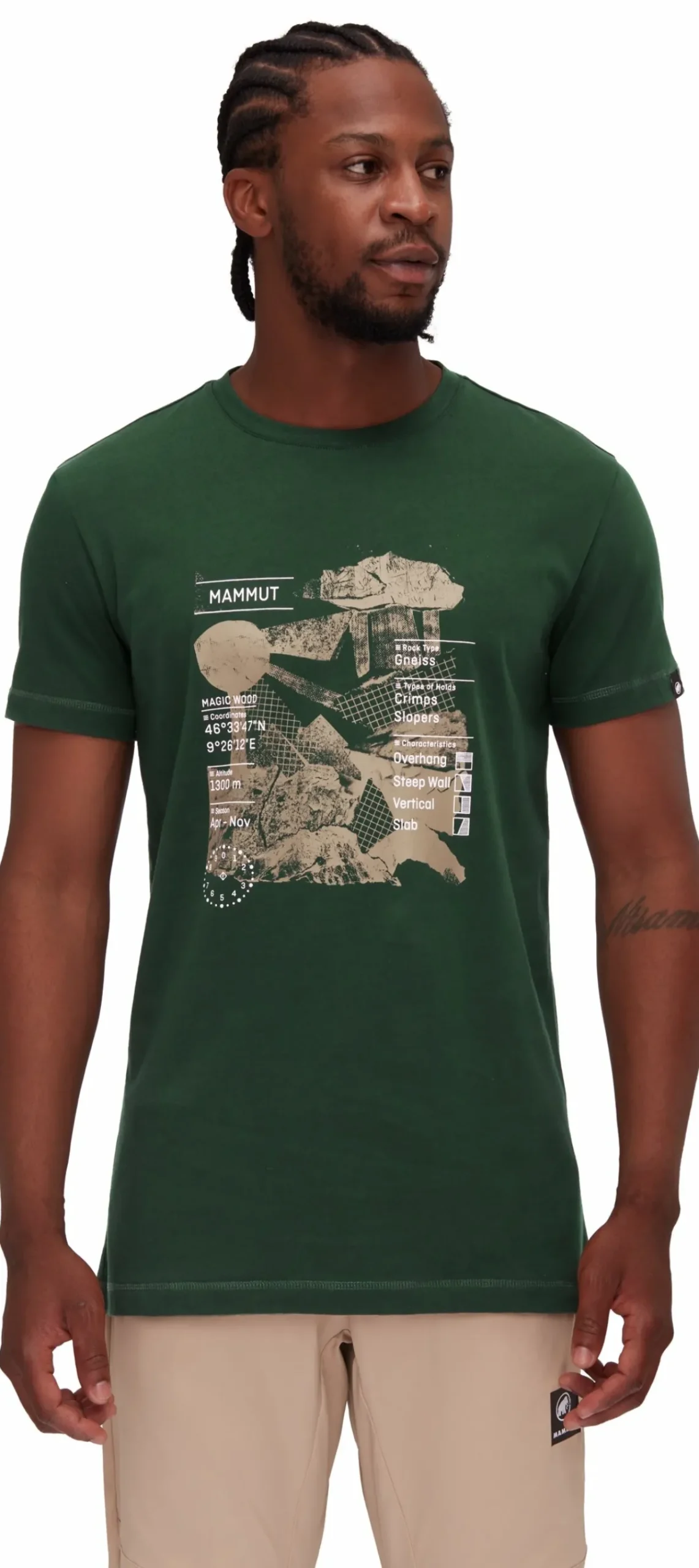 mmtsklep Koszulki I Koszule-Koszulka Mammut Massone T-Shirt Men Rocks