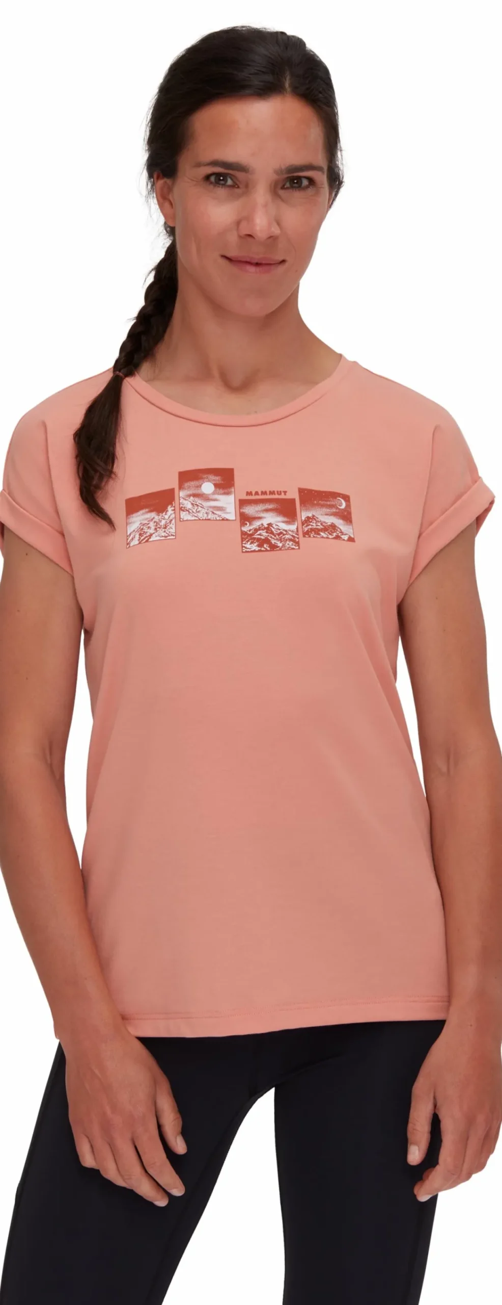 mmtsklep Koszulki I Koszule-Koszulka Mammut Mountain T-Shirt Women Day and Night