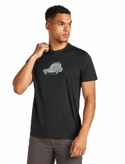 mmtsklep Koszulki I Koszule-Koszulka Męska Icebreaker Merino Tech Lite III SS Tee Cosy Camper