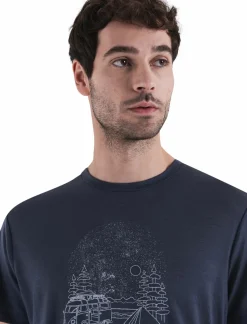 mmtsklep Koszulki I Koszule-Koszulka Męska Icebreaker Merino Tech Lite III SS Tee Van Camp