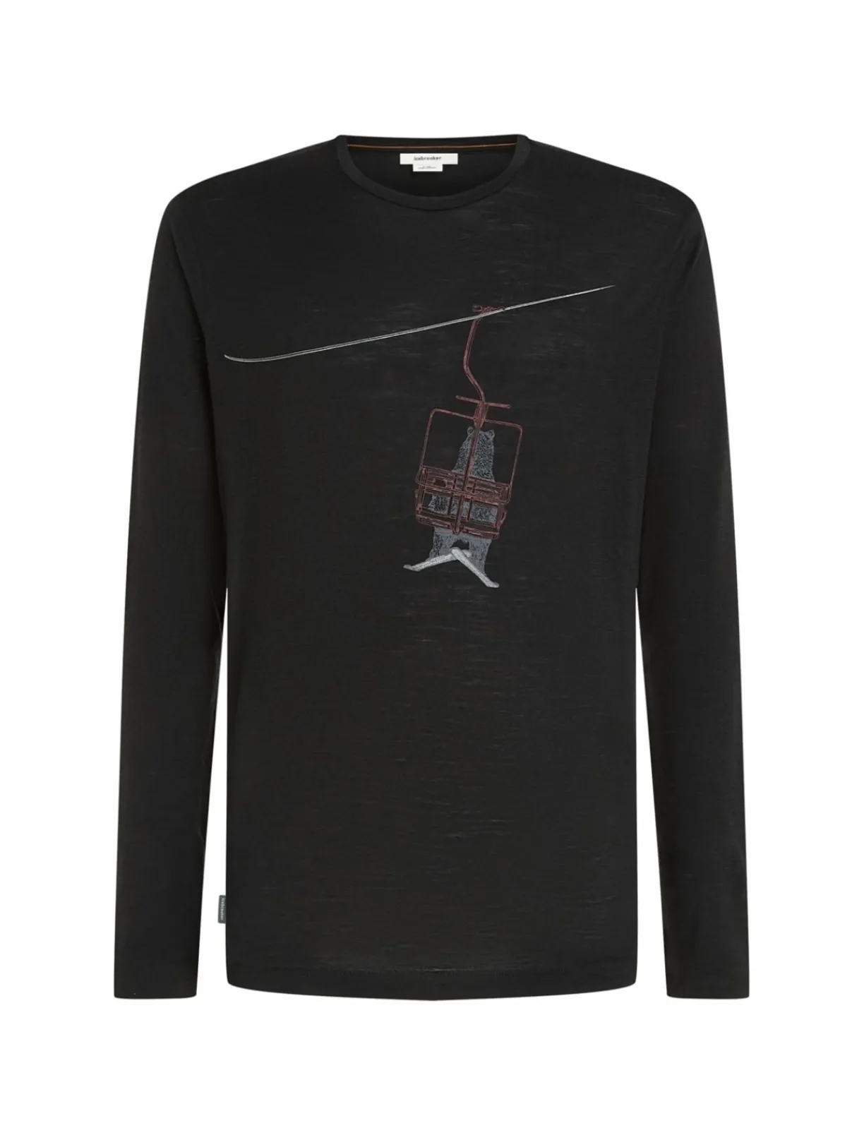 mmtsklep Koszulki I Koszule-Koszulka Męska Icebreaker Merino Tech Lite LS Tee Bear Lift