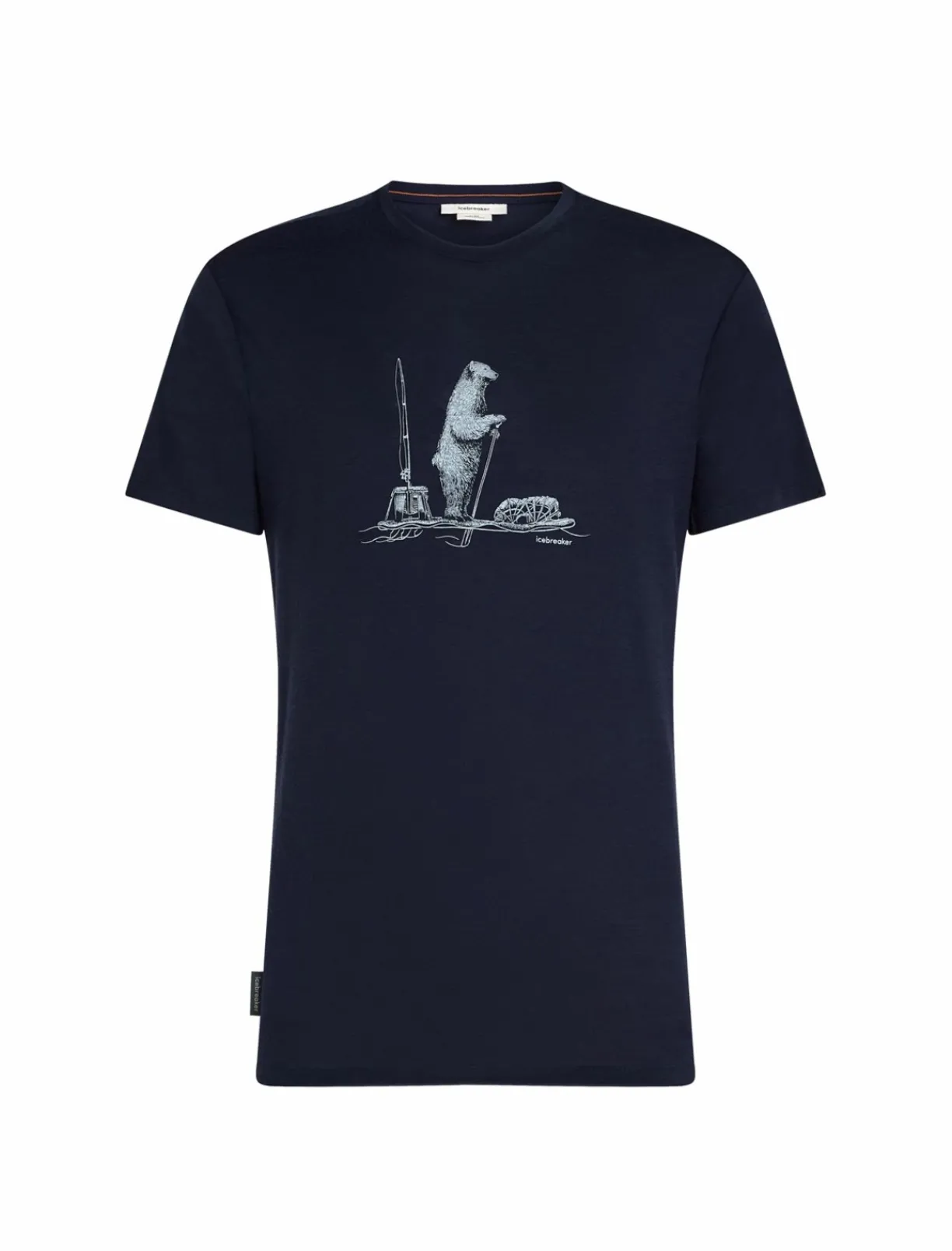 mmtsklep Koszulki I Koszule-Koszulka Męska Icebreaker Merino Tech Lite III SS Tee Polar Paddle